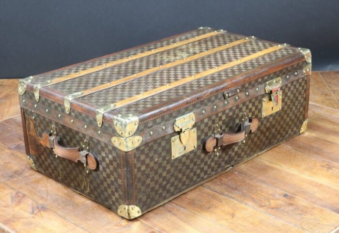 antique french travel trunk from moynat 1910 3