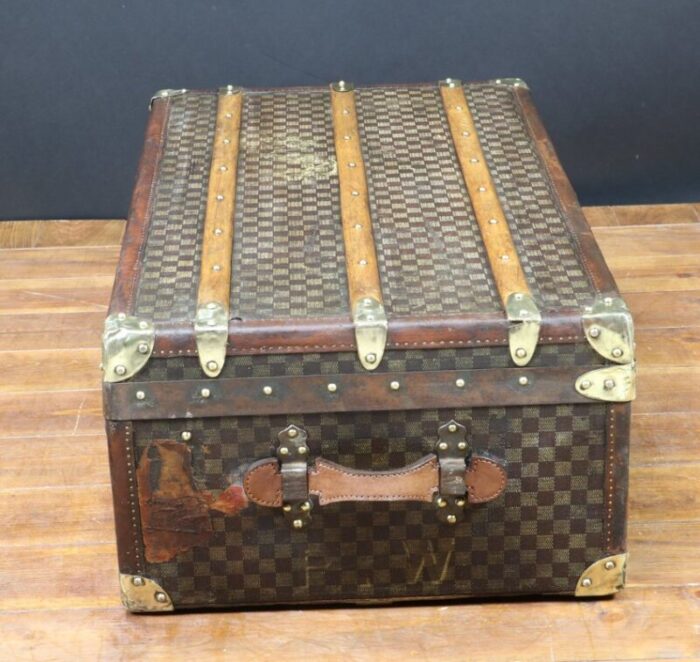 antique french travel trunk from moynat 1910 6