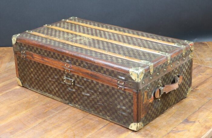 antique french travel trunk from moynat 1910 9