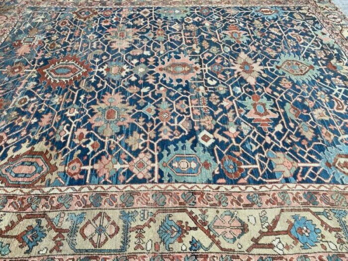 antique heriz rug 19th century 5