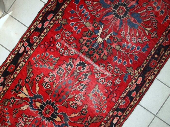 antique middle eastern rug 1910s 8