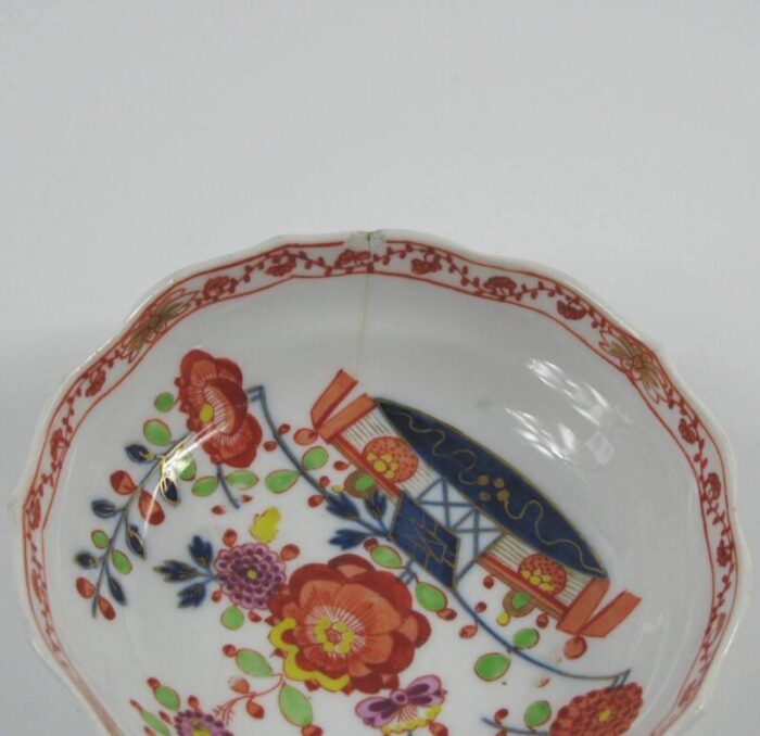 antique patterned imari cups saucers from meissen set of 6 11