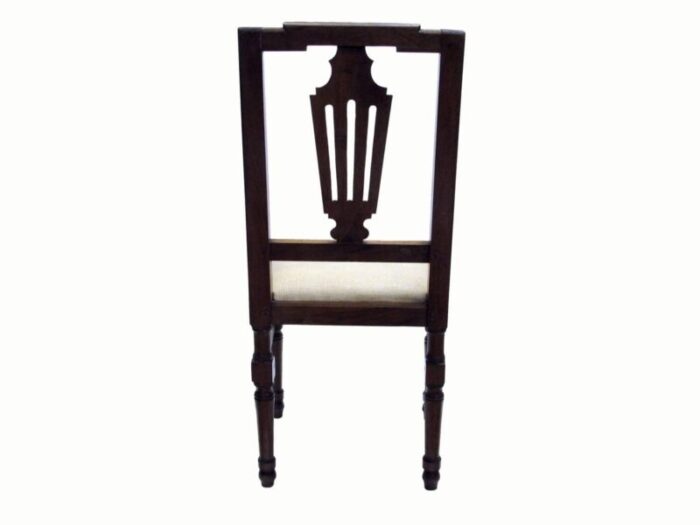 antique walnut chairs set of 4 7379