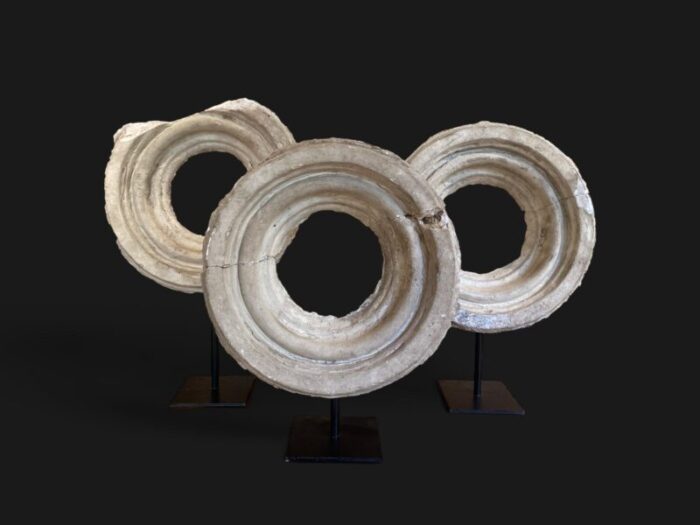 architectural plaster rings set of 3 0556