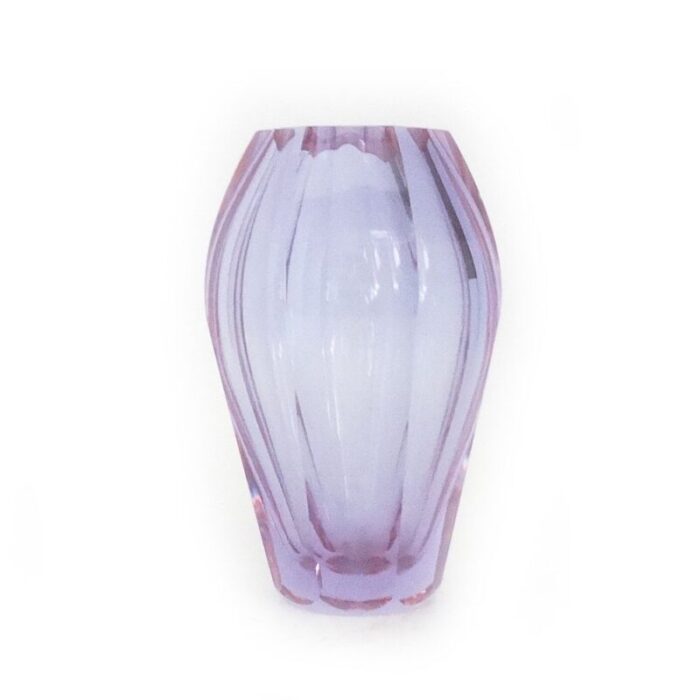 art deco alexandrite vase by j hoffmann for moser czechoslovakia 1930s 2