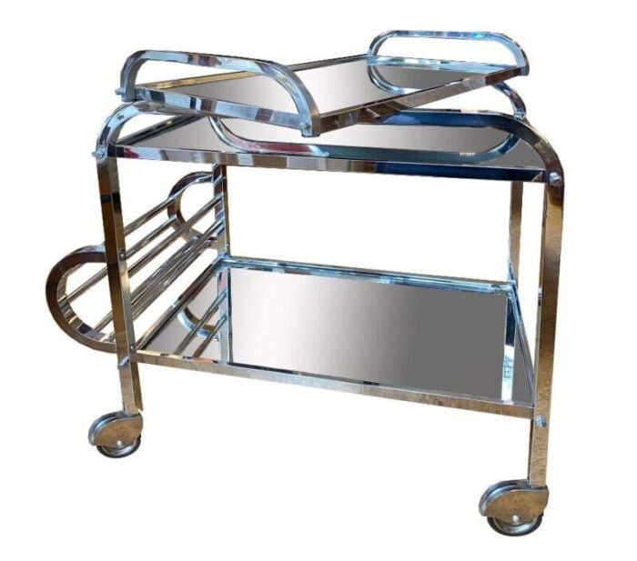 art deco bar cart 8840