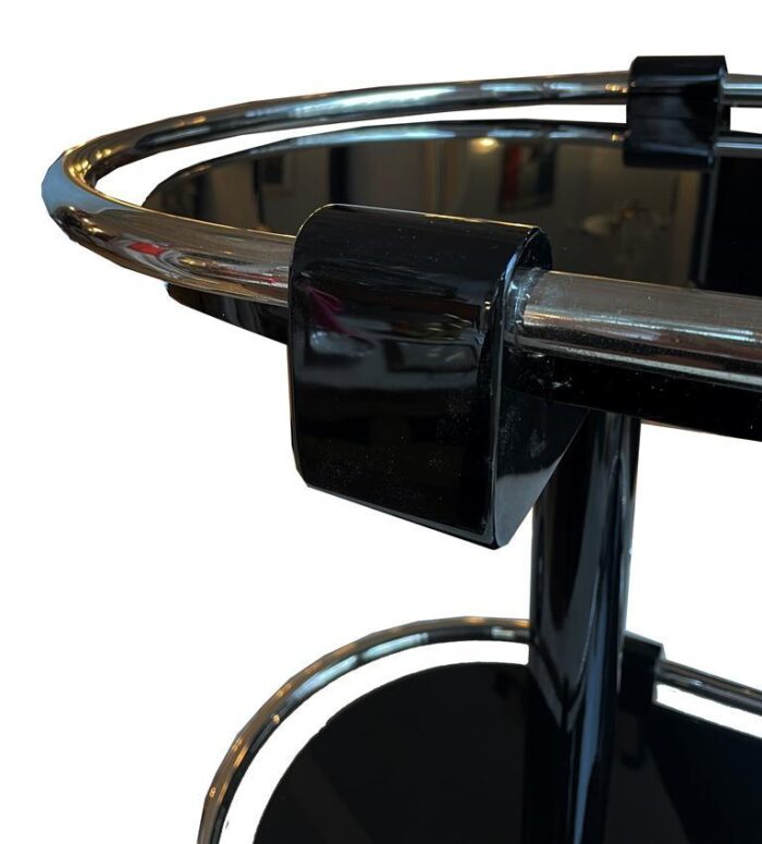 art deco bar cart in black 5401 scaled