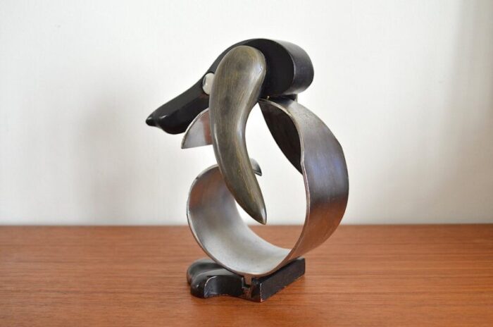 art deco bookend by ravarini castoldi italy 1930s 8