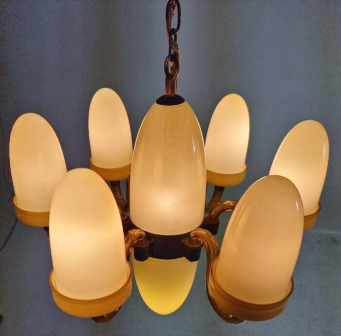 art deco ceiling lamp 1940s 8534