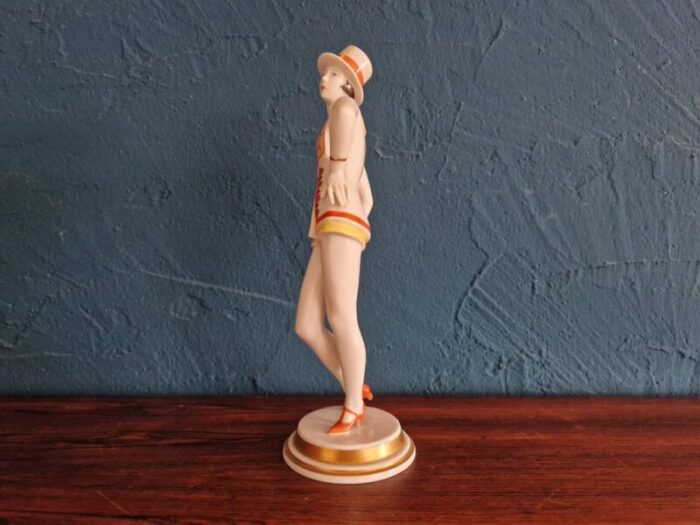 art deco dancer figurine by gustav opple for rosenthal 1920s 2