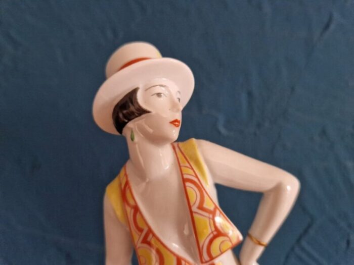 art deco dancer figurine by gustav opple for rosenthal 1920s 5