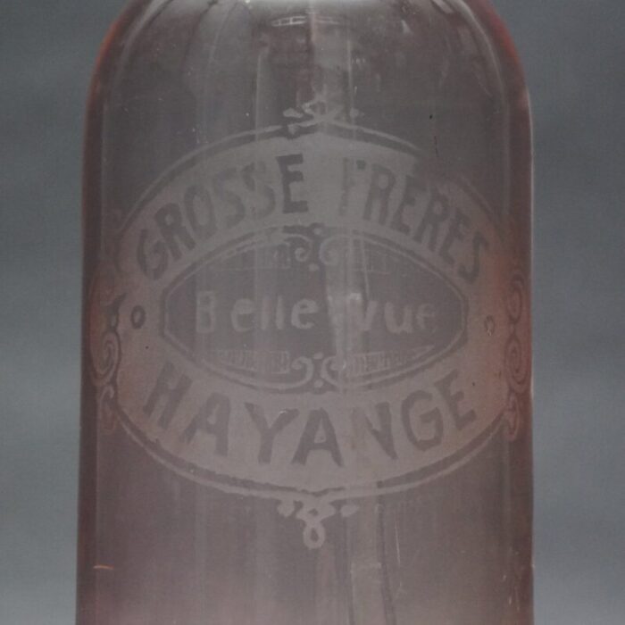 art deco seltzer rosa soda syphon from freres bellevue hayange 3