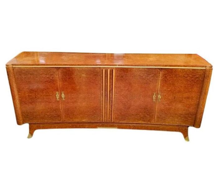 art deco sideboard in burl 1930s 4665