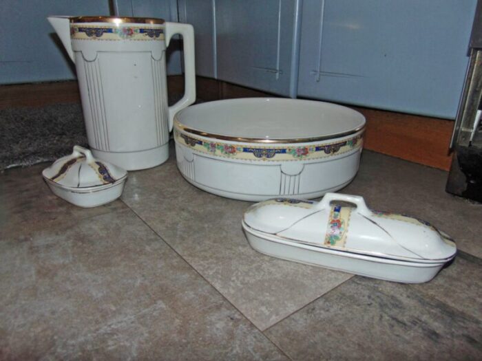 art deco washing set set of 3 1