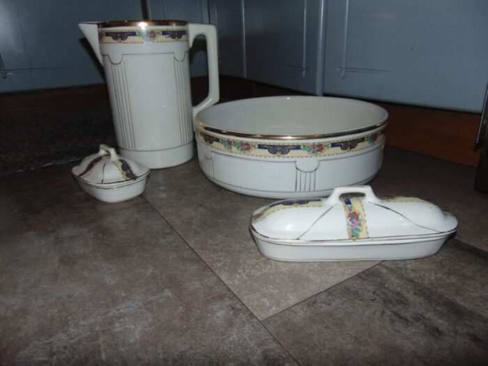 art deco washing set set of 3 2