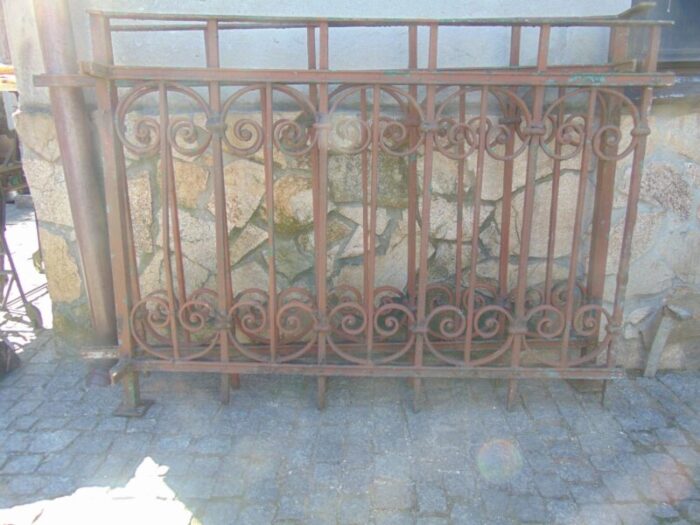 art nouveau forged grating 3