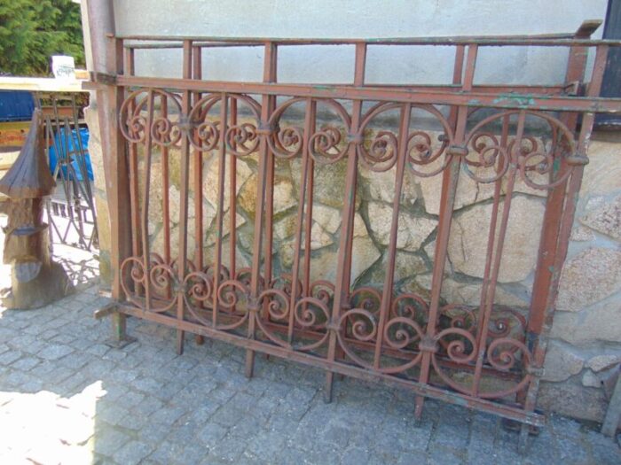 art nouveau forged grating 4