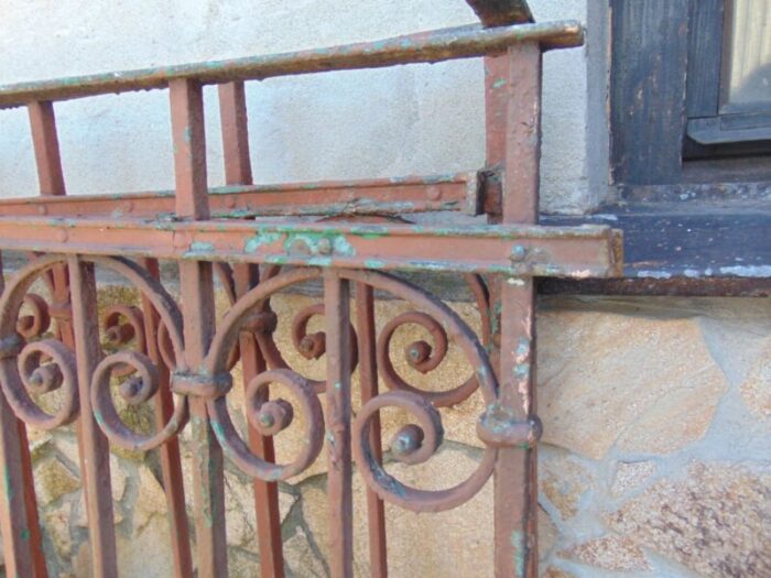 art nouveau forged grating 5