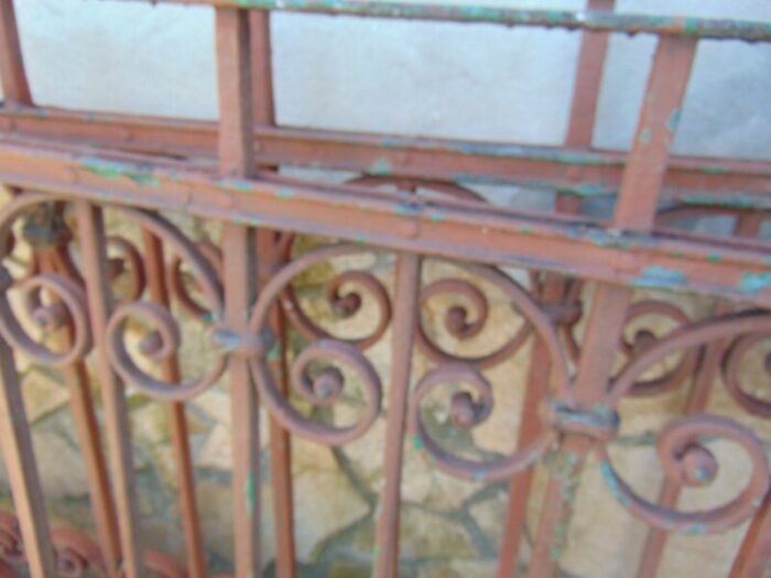 art nouveau forged grating 7