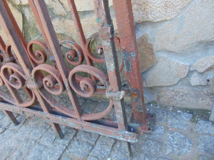 art nouveau forged grating 8