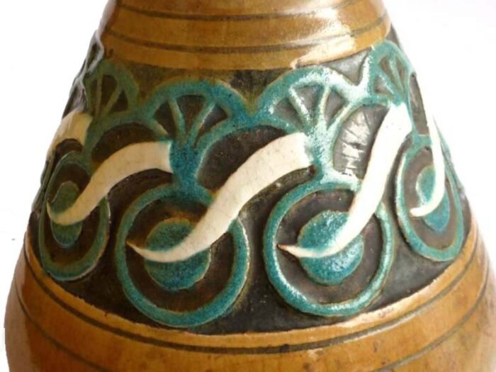 art nouveau french ceramic vase by edmond lachenal 1920s 4