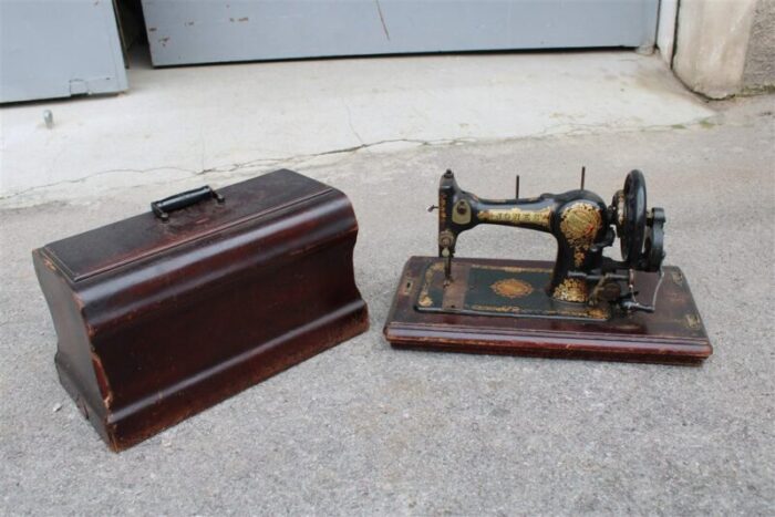 art nouveau portable sewing machine 1890s 10