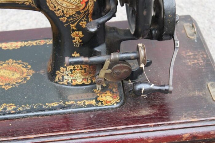 art nouveau portable sewing machine 1890s 3