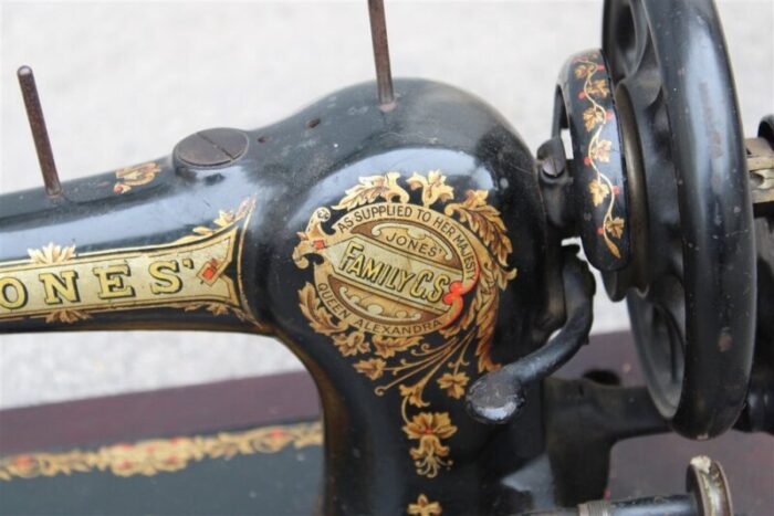 art nouveau portable sewing machine 1890s 5