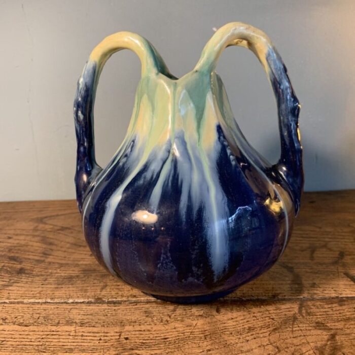 art nouveau vase faiencerie airain thulin 1920s 4