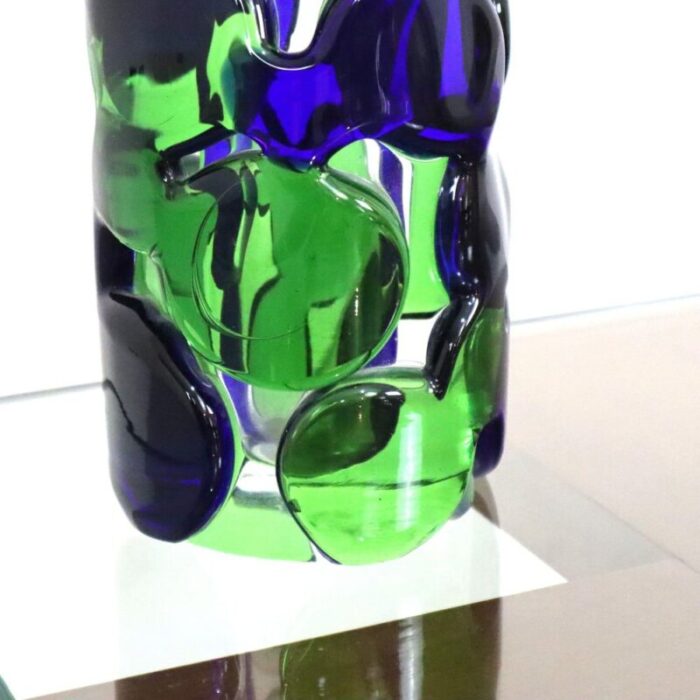 artistic glass vase by jaroslav svoboda 1980 3