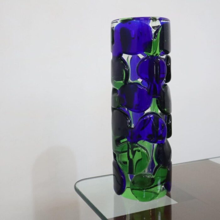 artistic glass vase by jaroslav svoboda 1980 4