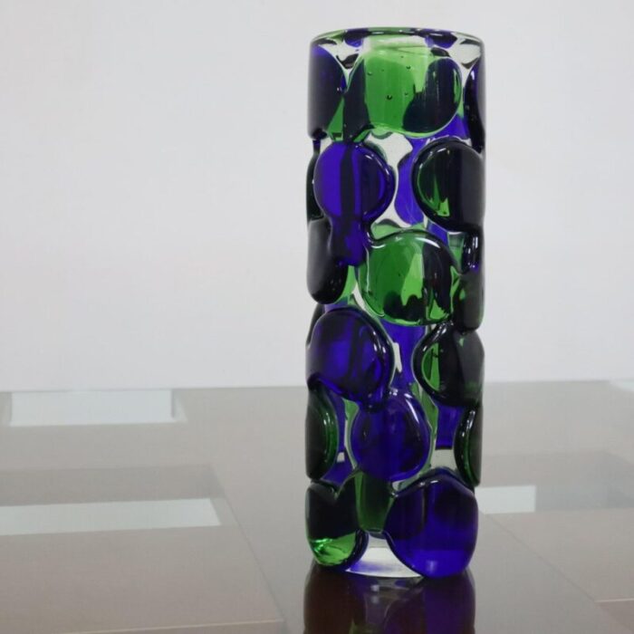 artistic glass vase by jaroslav svoboda 1980 5