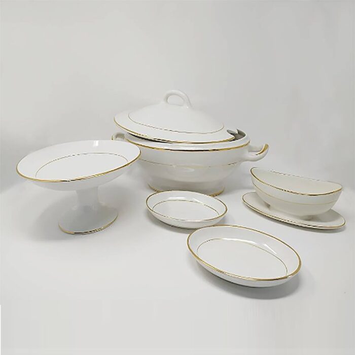 astonishing ceramic tureen soup set from laveno italy 1950s set of 7 1