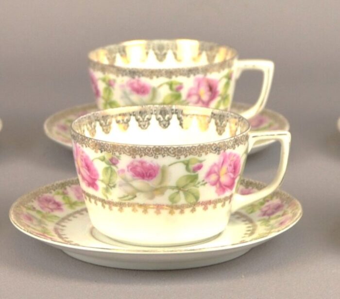 austrian tea set 1890s set of 6 9