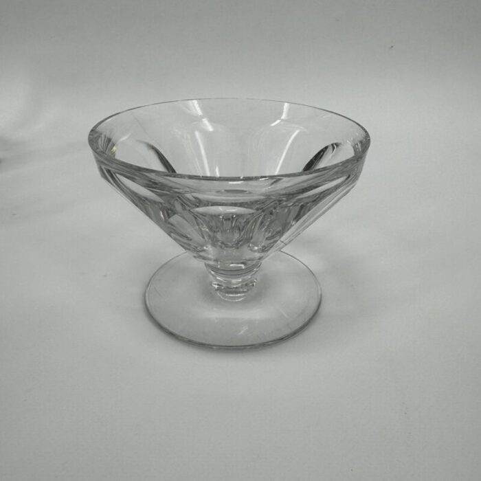 baccarat crystal champagne glasses 1933 set of 8 1