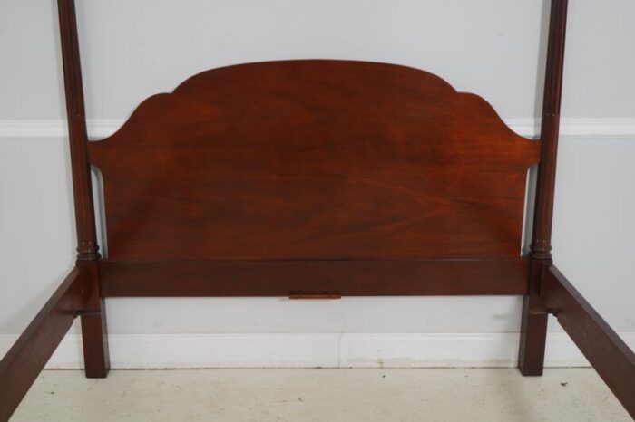 baker historic charleston queen size mahogany canopy bed 5693