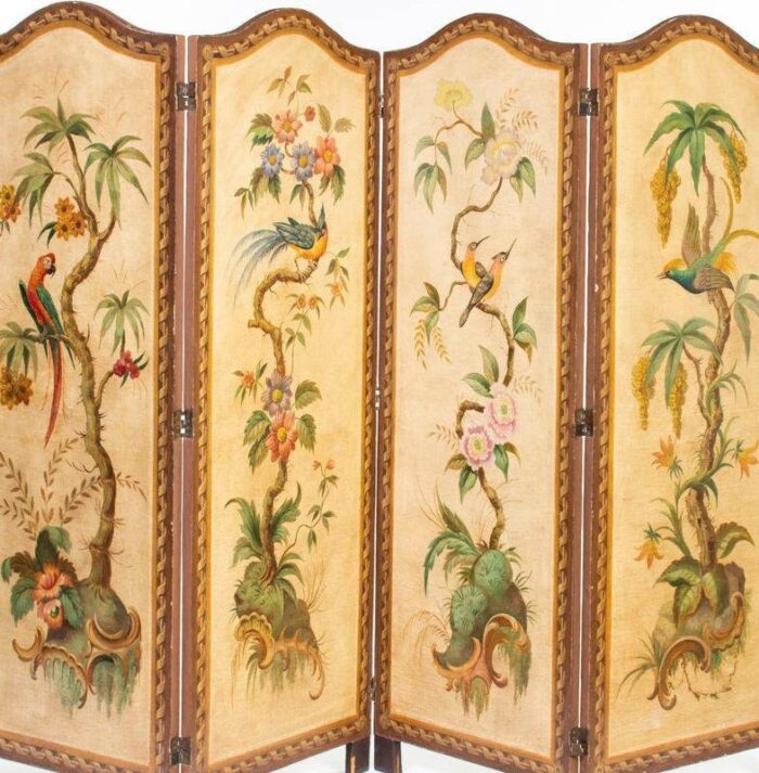 baroque style folding screen 4