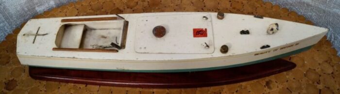 bassett lowke model motor boat by bing british 1932 3