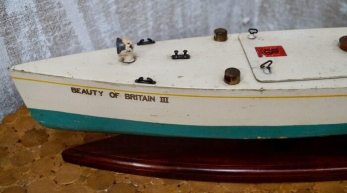 bassett lowke model motor boat by bing british 1932 6