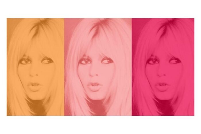 batik pink bardot triptych 2425