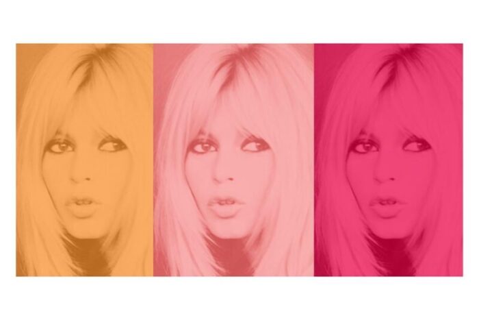 batik pink bardot triptych 8100