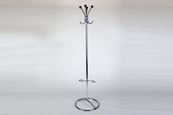 bauhaus style tubular steel coat rack from kovona 1940s 1