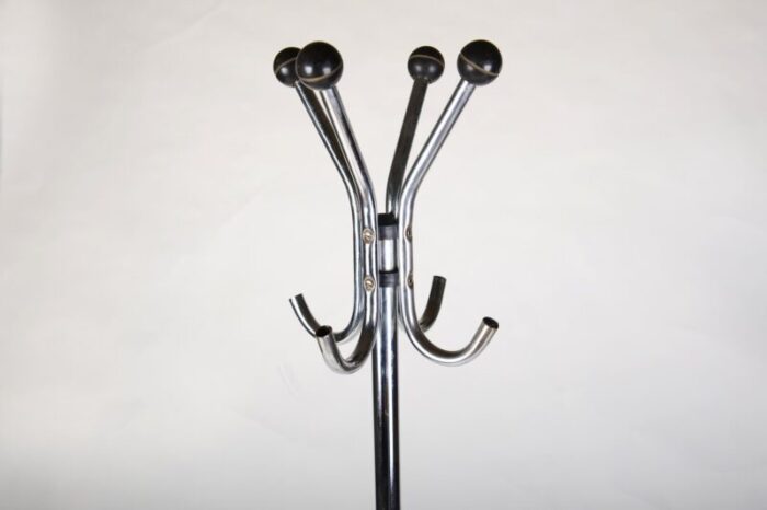 bauhaus style tubular steel coat rack from kovona 1940s 3