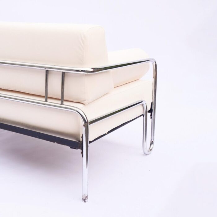 bauhaus tubular steel sofa by robert slezak 1930s 5014