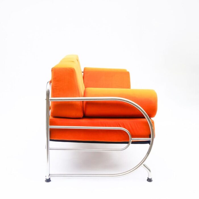 bauhaus tubular steel sofa by robert slezak 1930s 5182