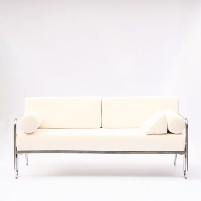 bauhaus tubular steel sofa by robert slezak 1930s 6230