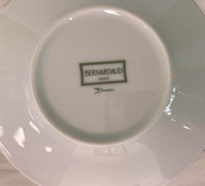 bernadaud porcelain dune cup and saucer 0559