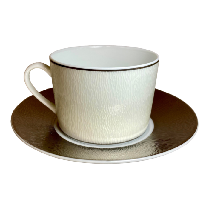 bernadaud porcelain dune cup and saucer 9962