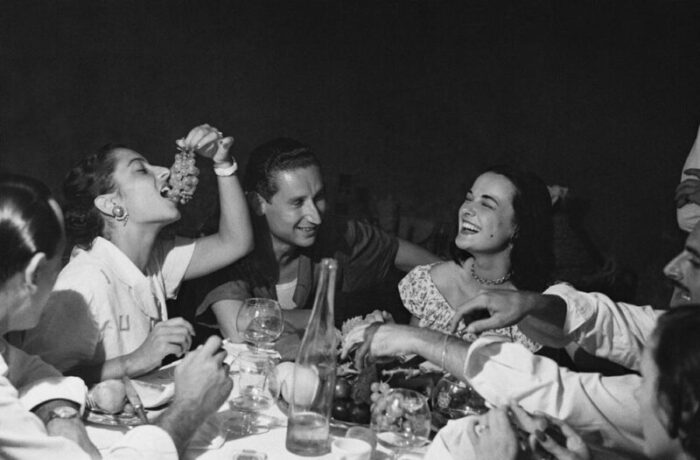 bert hardy italian party silver gelatin fibre print 1890