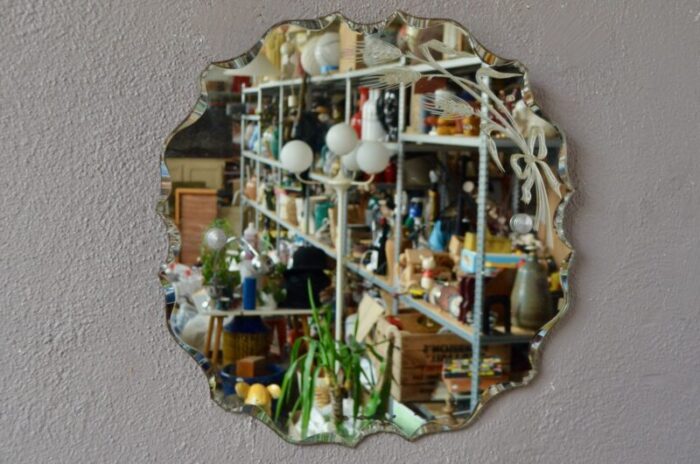 beveled mirror 1950s 1